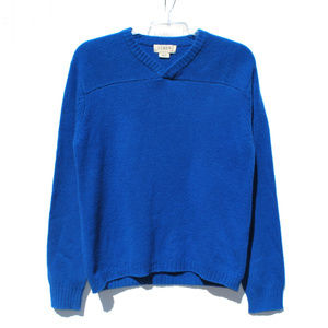 J. Crew Men's Blue Wool Sweater Size Medium